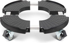 Pflanzenroller Rund Ø 40-54cm Tragkraft 200 KG Schwarz 1 Pack