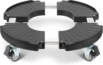 Pflanzenroller Rund Ø 40-54cm Tragkraft 200 KG Schwarz 1 Pack