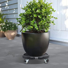 Pflanzenroller Rund Ø 40-54cm 200 KG Tragkraft Schwarz