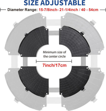 Pflanzenroller Rund Ø 40-54cm 200 KG Tragkraft Schwarz 360° Drehbare Räder