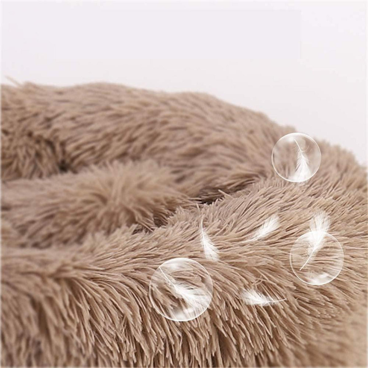 Flauschiges Hundebett Rund – Kuschelbett für Hunde & Katzen