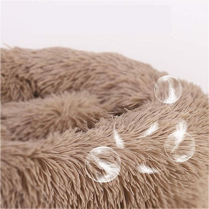 Flauschiges Hundebett Rund – Kuschelbett für Hunde & Katzen