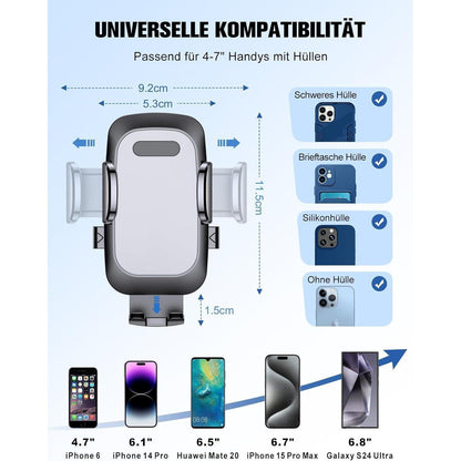 Auto Handyhalterung Saugnapf 360° für Armaturenbrett