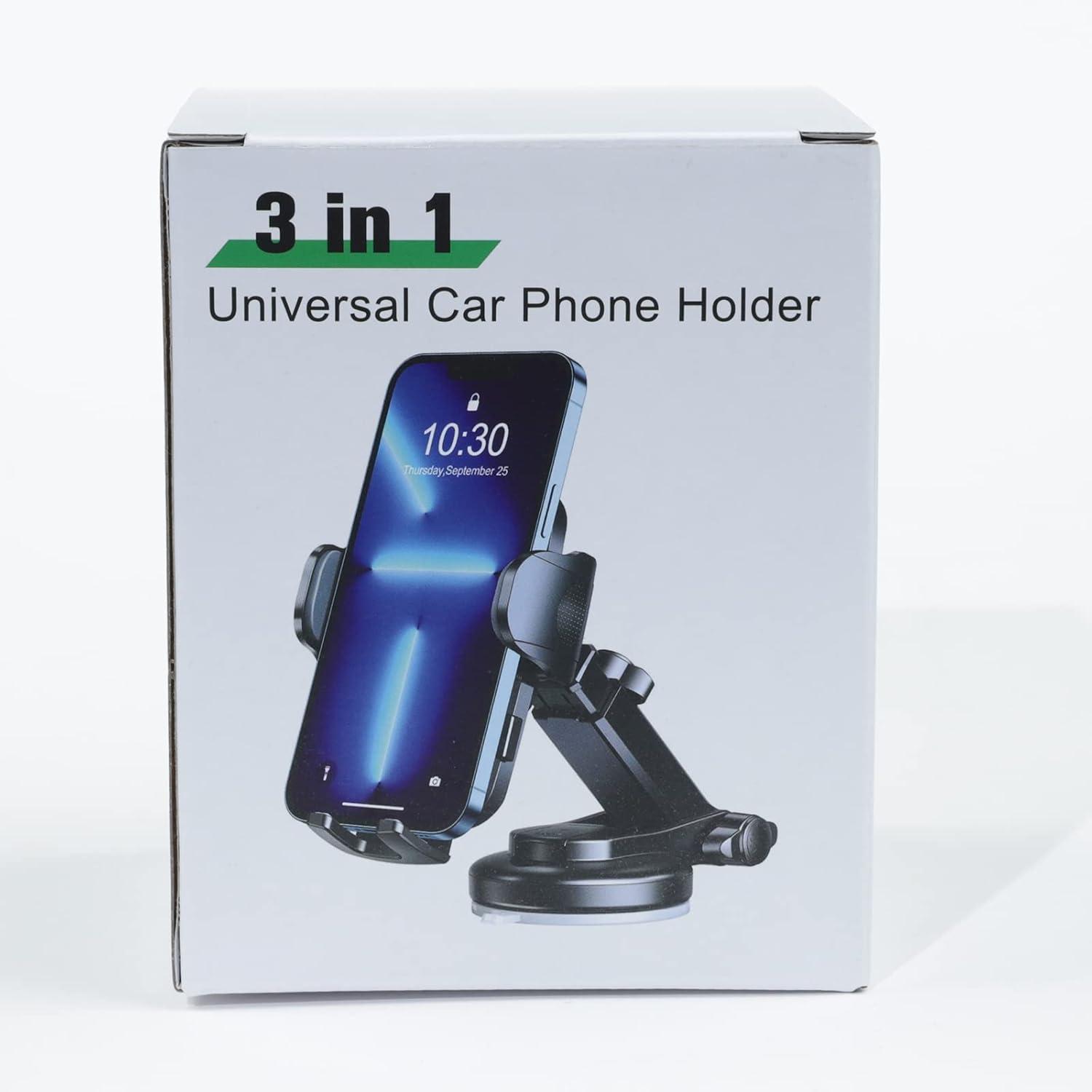 Mohard KFZ Handyhalterung Saugnapf für Armaturenbrett 360° Drehbar setState Zoll Smartphones