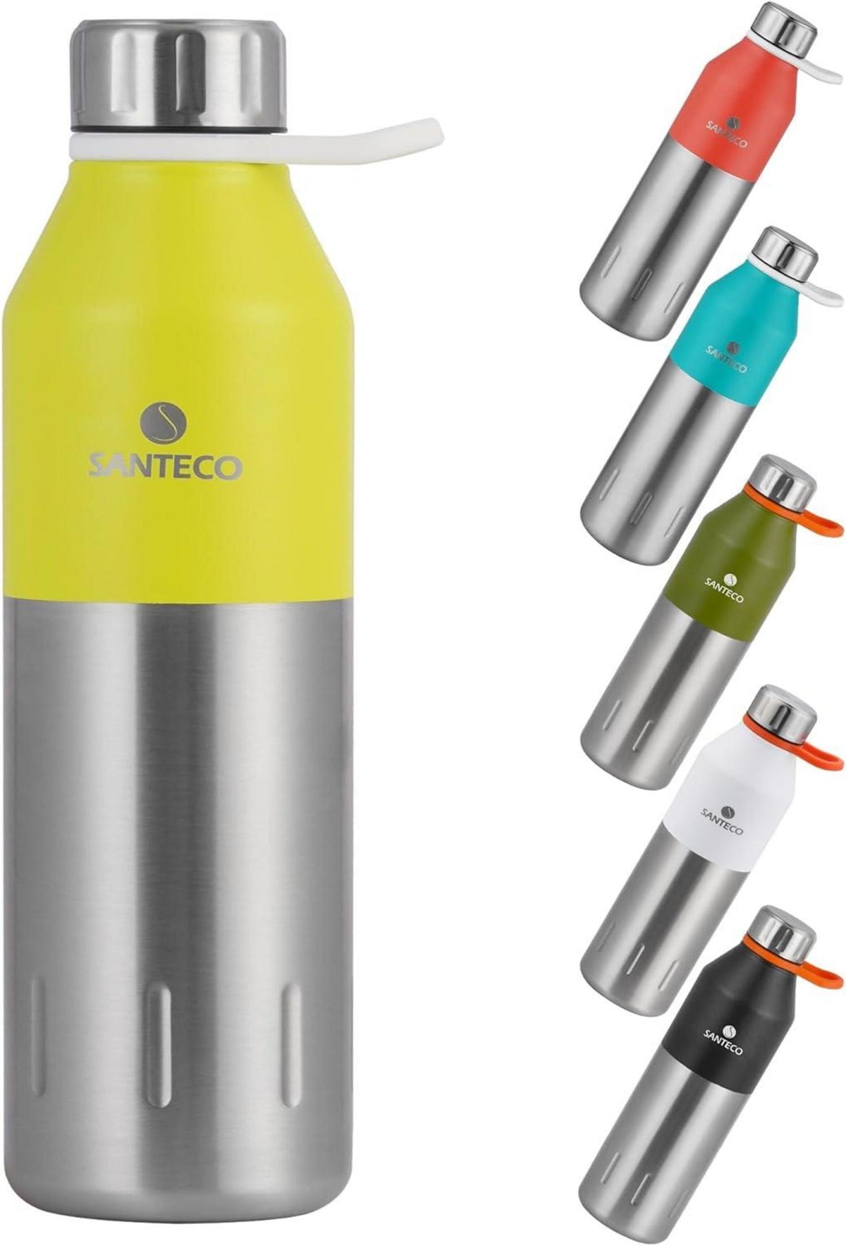 Edelstahl Trinkflasche 350ml 500ml Auslaufsicher BPA-Frei