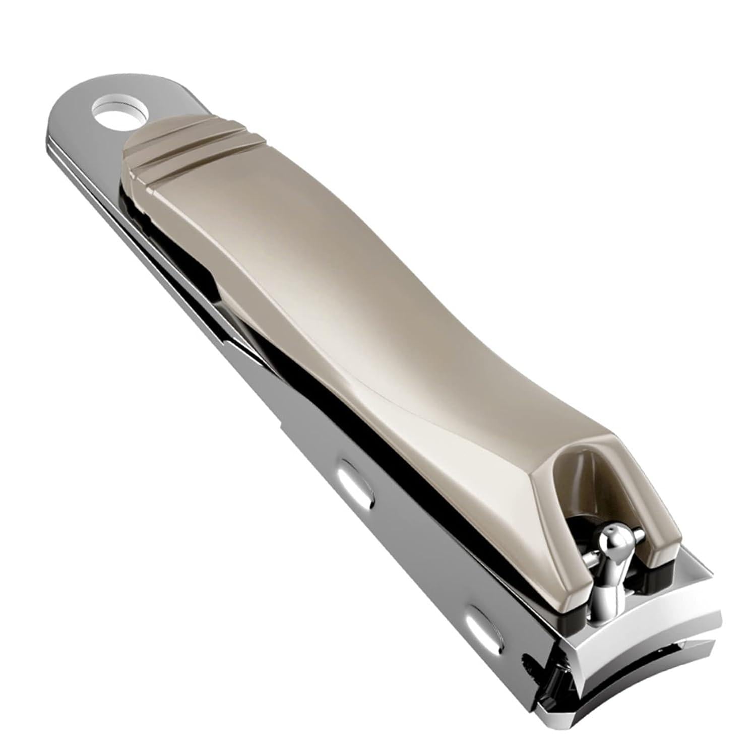 Nagelknipser Edelstahl Gebogenes Klingendesign Scharf Nail Clipper
