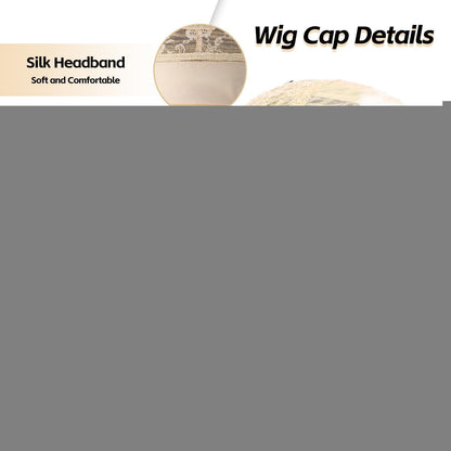 Blonde Wellen Stirnband Perücke – Synthetisch, 26 Zoll, Glueless