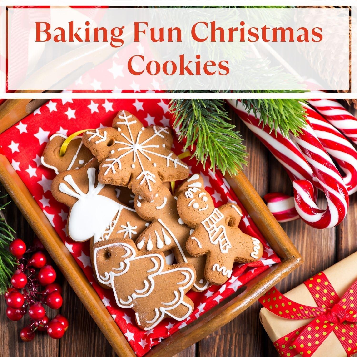 Crethink 5-teiliges Weihnachts-Ausstecher-Set Edelstahl Lebkuchenmann Schneeflocke Schneemann Weihnachtsbaum Rentierform