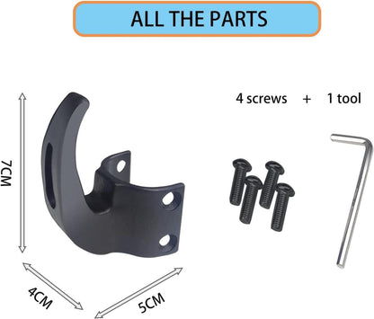 Haken für Ninebot Max G30 Elektroroller - Schwarz, 20 kg Tragkraft
