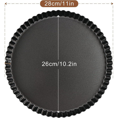 Quicheform 28cm mit Hebeboden, Antihaftbeschichtet