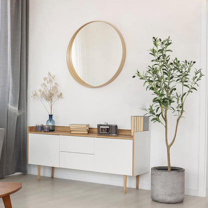 YOLEO Kunstpflanze Olivenbaum 120cm Künstlicher Balcony Deko Garten
