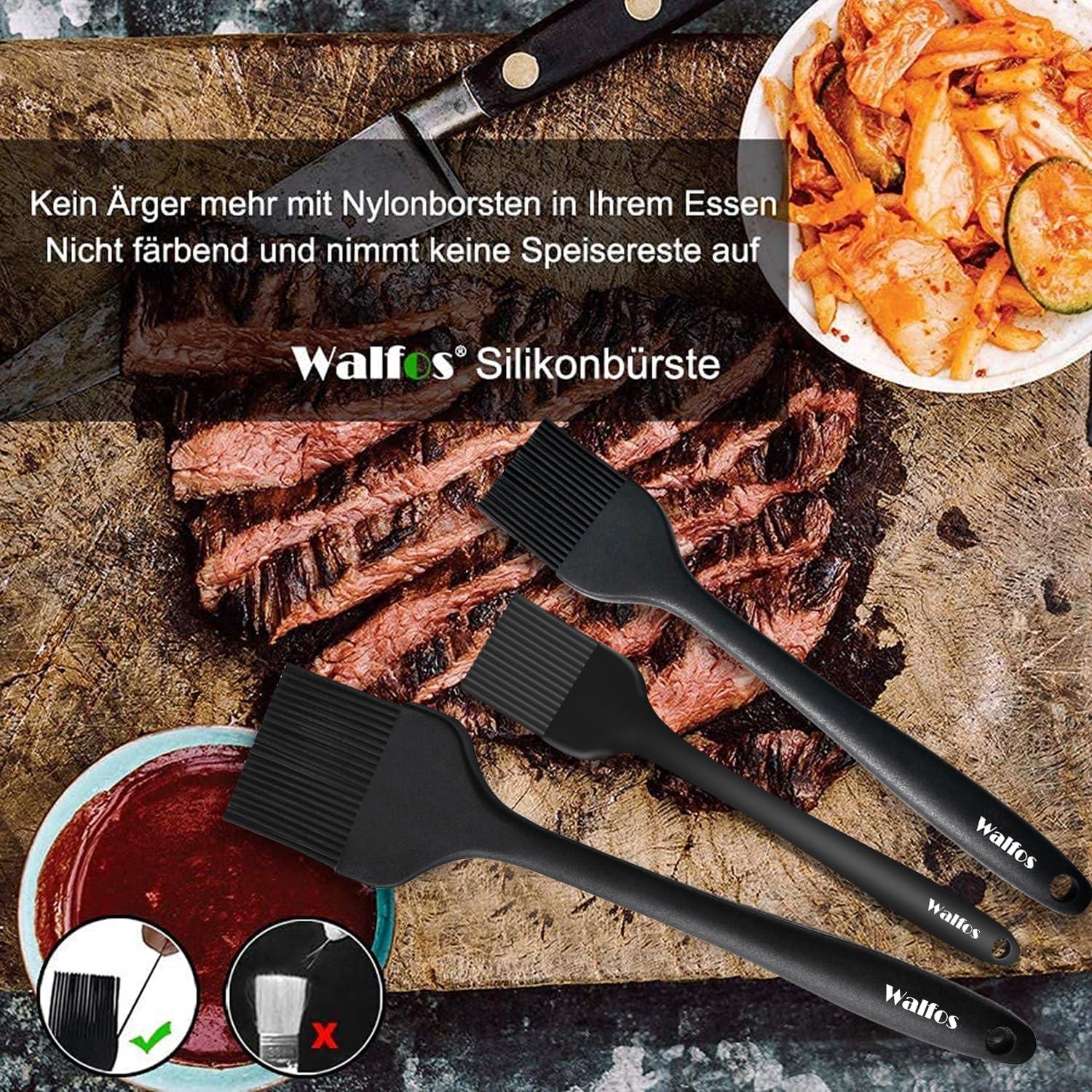 Silikon-Backpinsel 3er-Set hitzebeständig BBQ Grillen Ersatzpinsel