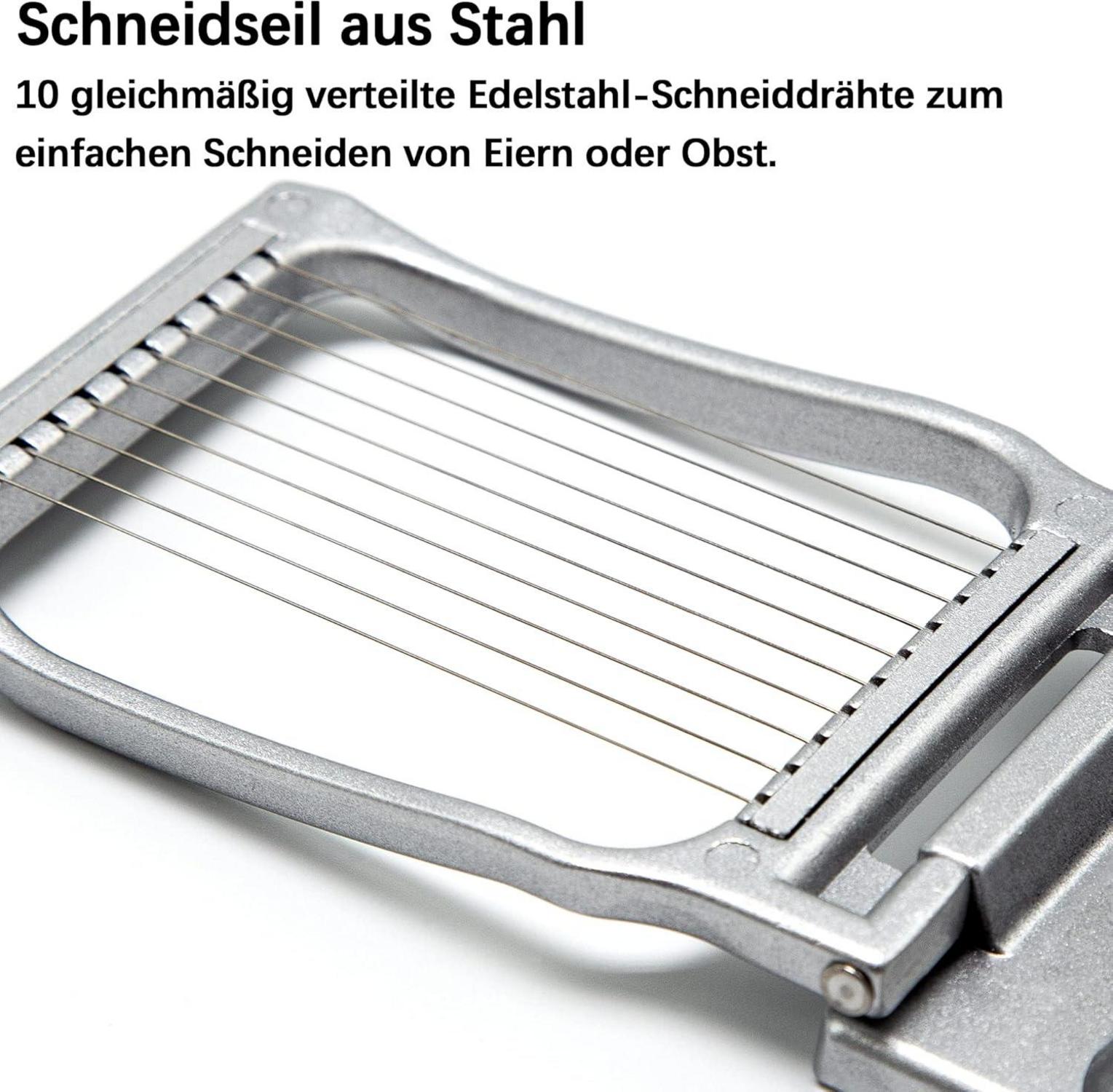 Profi Eierschneider Edelstahl Spülmaschinenfest Aluminium