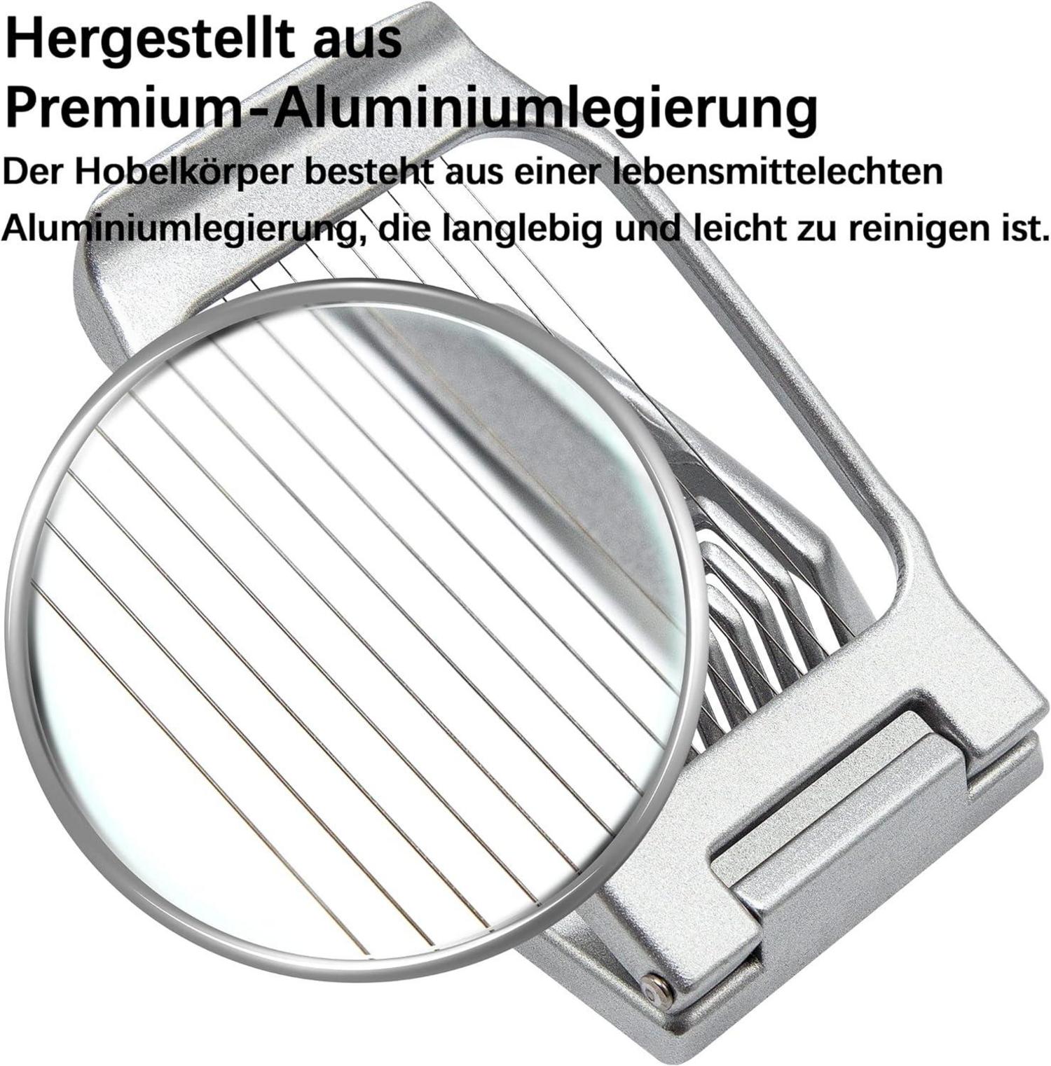 Eierschneider Profi Eierteiler Schneiddrähte Edelstahl