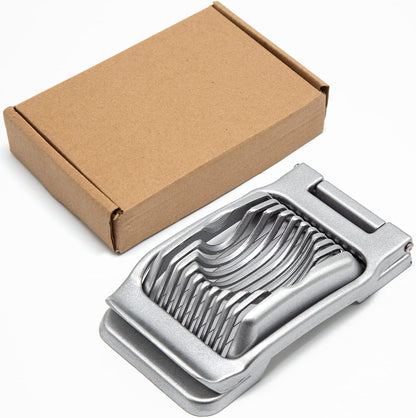 Eierschneider Edelstahl Spülmaschinenfest Aluminium für ovale runde Eier Schneiden