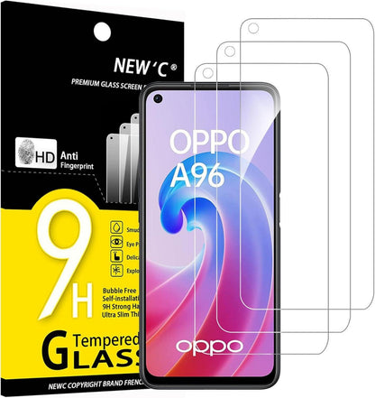 Panzer Schutz Glas Oppo A96 A36 9H Härte HD 0.33mm Ultra-klar