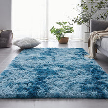 Hochflor Shaggy Teppich Navy Blau 200x300 cm - Superweich & Flauschig