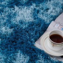 Hochflor Shaggy Teppich Navy Blau 200x300 cm - Superweich & Flauschig