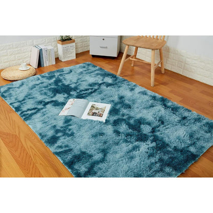 Hochflor Shaggy Teppich Navy Blau 200x300 cm - Superweich & Flauschig