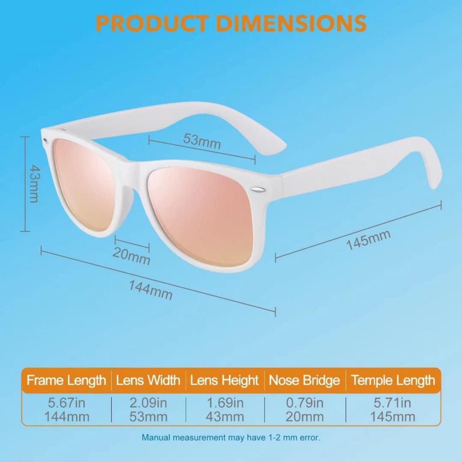 Sonnenbrille Herren Damen Polarisiert Retro Stil Vintage Klassisch