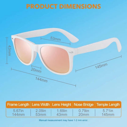 Sonnenbrille Herren Damen Polarisiert Retro Stil Vintage Klassisch