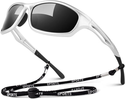 Polarisierte Sonnenbrille TR90 Sportbrille UV400 Schutz Magnetische