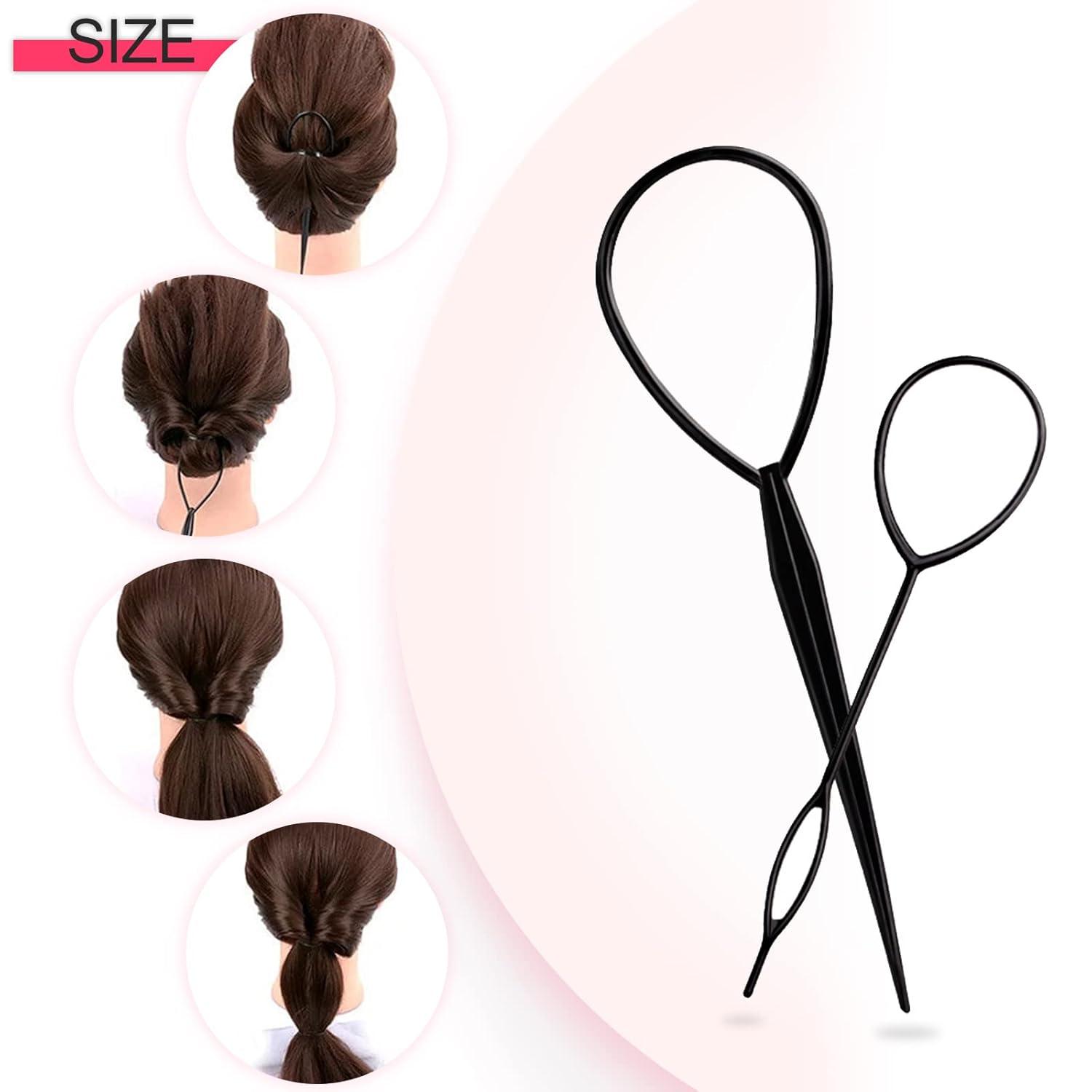 Mini Haargummis Set 1000 Stück Schwarz Transparent Elastisch Kinder Dreadlocks Flechthilfe