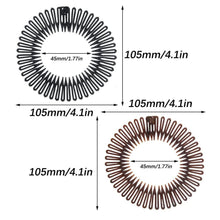 Vollkreisförmiger Stretch Haarkamm 2er Set flexibler