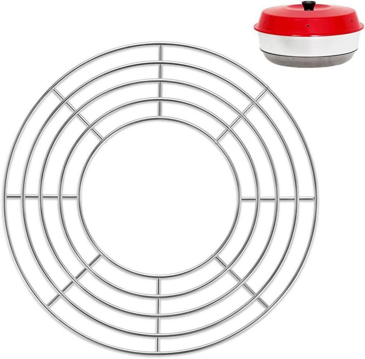 Aufbackgitter Edelstahl V2A für Omnia-Backofen | Spülmaschinenfest