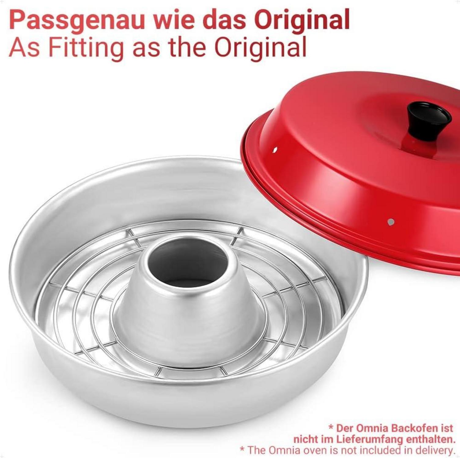 Ecooe Aufbackgitter für OMNIA Backofen aus Edelstahl V2A ~ Spülmaschinenfest