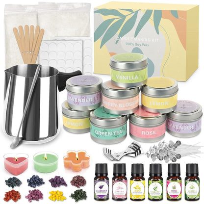 Kerzen selber machen Set Kerzenherstellung Kit mit Duftölen