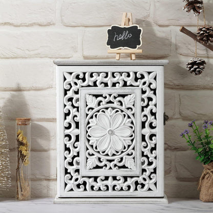 Schlüsselkasten Holz Schlüsselbox Aushöhlung Schlüsselablage