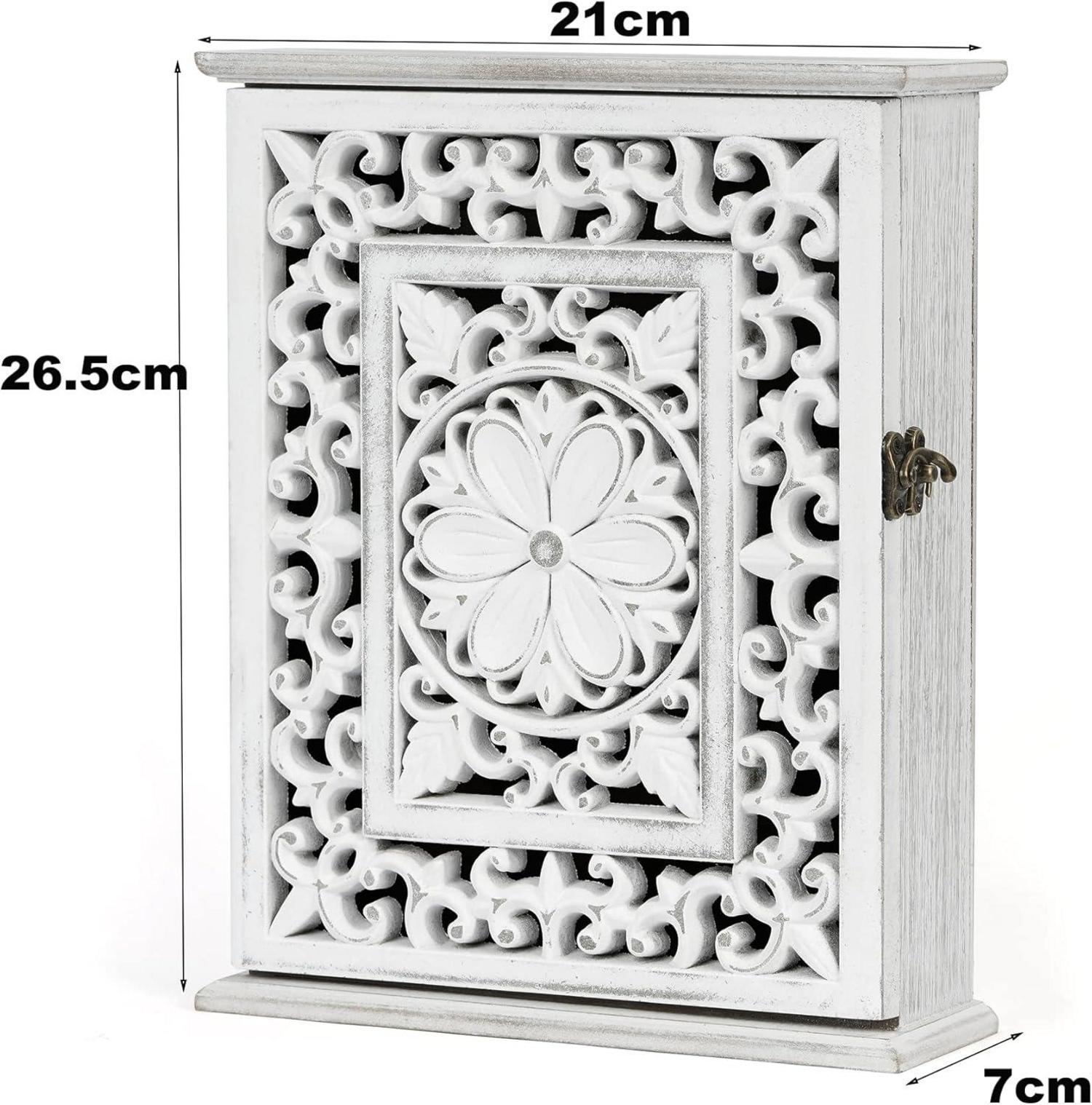 Schlüsselkasten Holz mit europäischem Aushöhlungsdesign 6