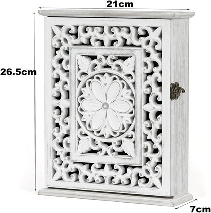 Schlüsselkasten Holz mit europäischem Aushöhlungsdesign 6