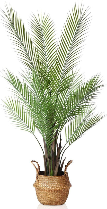 Große Künstliche Areca Palme 120cm im Topf - Dekorative Kunstpflanze