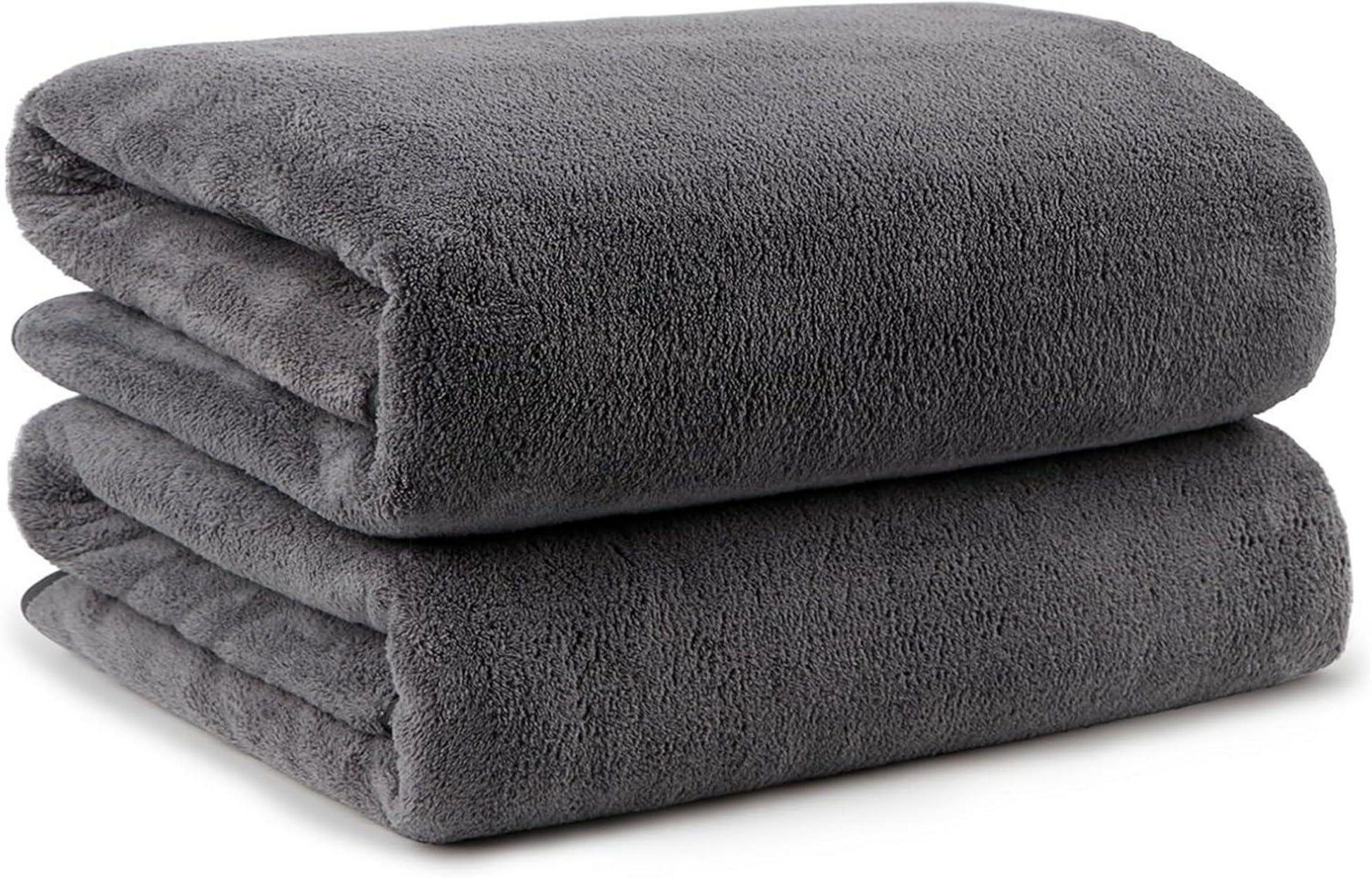 Weiches Mikrofaser-Handtuch-Set für Körper, 68,6 x 137,2 cm - Grau 2
