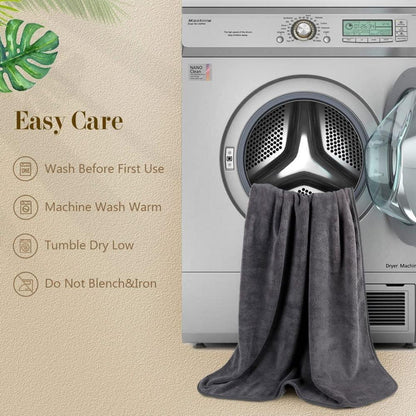 Badetuch-Set 2 Stück Hochsaugfähige Mikrofaser Handtücher