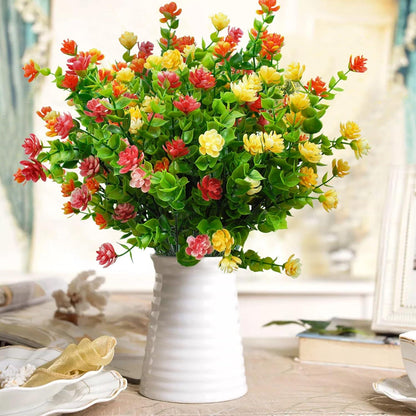 Künstliche Blumen Balkon Kunstblumen wetterfest Herbst UV-beständig Outdoor