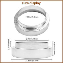Kaffee Dosierring 51mm Espresso Zubehör Aluminium