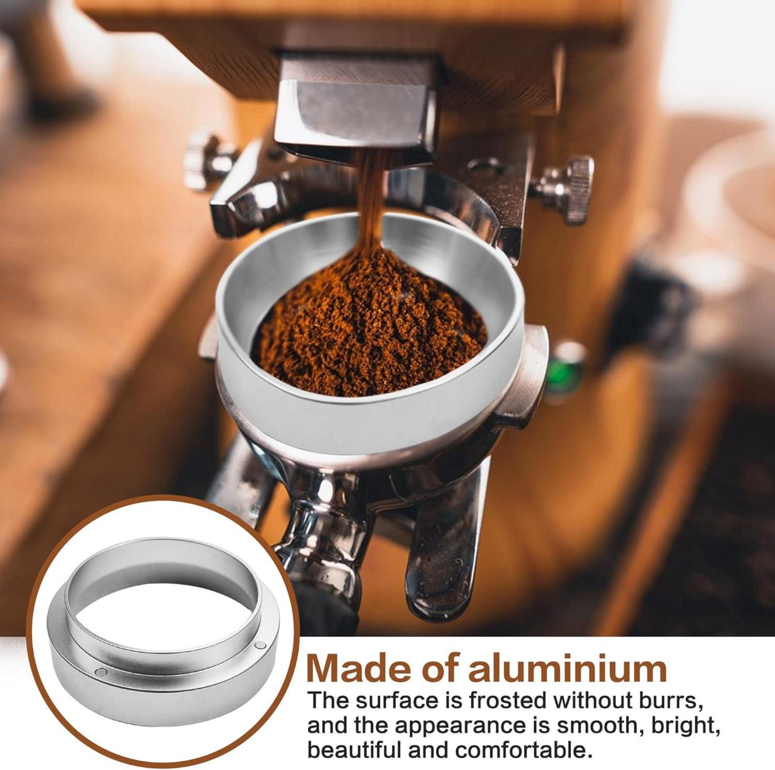 Kaffee Dosierring 51mm Siebträger Zubehör Aluminium Espresso Trichter
