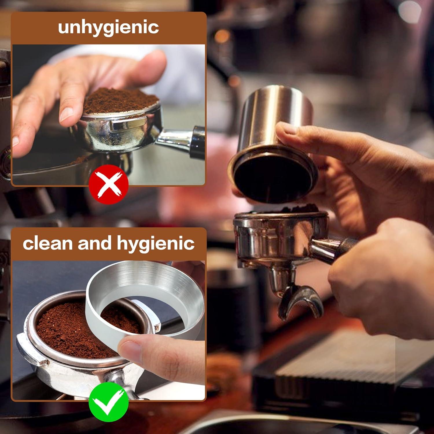 Dosierring 51mm Espresso Zubehör Aluminium Siebträger Trichter