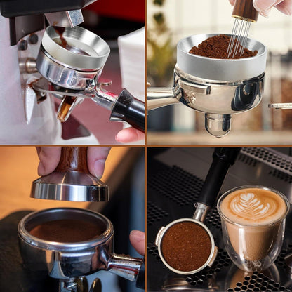 Kaffee Dosierring 51mm Aluminium Espresso Zubehör Siebträger OTTO