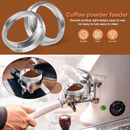 Dosierring 51mm Espresso Zubehör Aluminium Siebträger Trichter