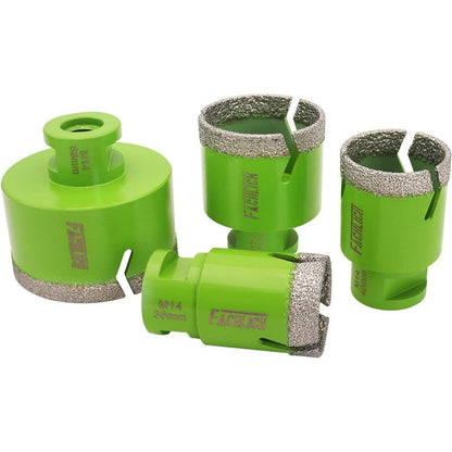 Diamant Fliesenbohrer Set M14 35-68mm für Granit & Marmor