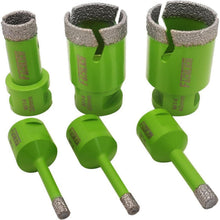 Diamantbohrkronen Set 6-teilig M14 für Fliesen & Stein