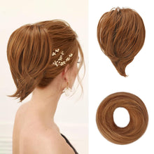 Synthetische Haarverlängerung Haarteil Scrunchie Light Auburn