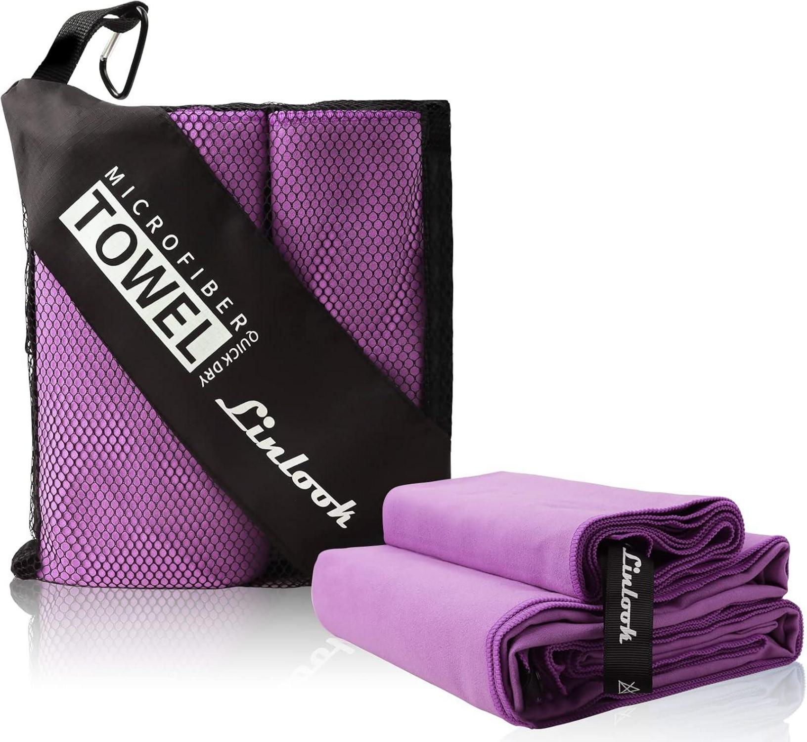 Microfaser Handtücher Set für Sport Yoga Camping Beach Gym