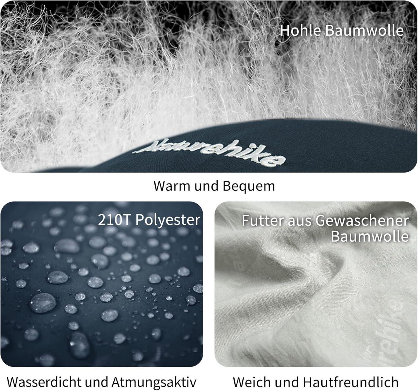 Leichter Naturehike Schlafsack 3 Jahreszeiten 210T Polyester