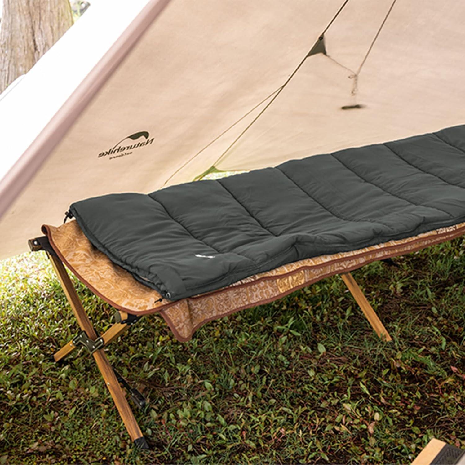 Naturehike Leichter 3-Jahreszeiten Schlafsack, grau, für Outdoor Camping/Wandern