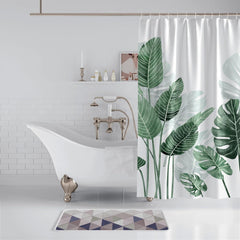 Duschvorhang Anti-Schimmel 120x180 Tropical Leaf Design